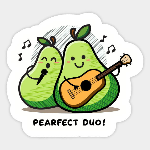 Pearfect Duo! Sticker by bloomgrace28